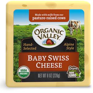 Organic Valley Baby Swiss Cheese