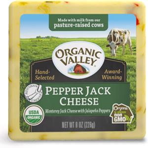 Organic Valley Pepper Jack Cheese