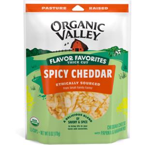 Organic Valley Shredded Spicy Cheddar Cheese