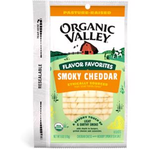 Organic Valley Sliced Smoky Cheddar Cheese