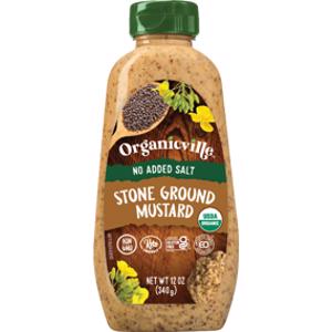 Organicville No Salt Stone Ground Mustard