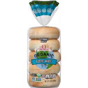 Oroweat Organic Rustic White Bagels