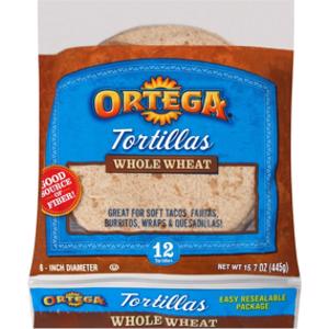 Ortega Whole Wheat Tortillas