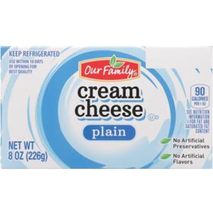 Our Family Plain Cream Cheese