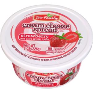 Our Family Strawberry Cream Cheese