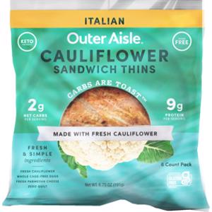 Outer Aisle Italian Cauliflower Sandwich Thins