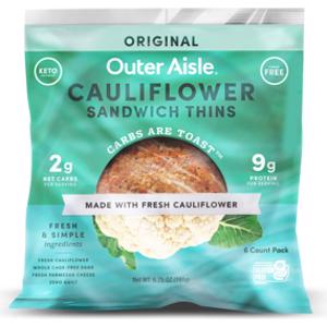 Outer Aisle Original Cauliflower Sandwich Thins