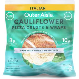 Outer Aisle Cauliflower Pizza Crusts & Wraps