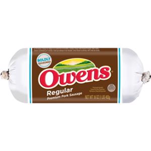 Owens Regular Pork Sausage Roll