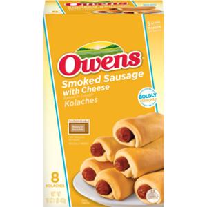 Owens Smoked Sausage w/ Cheese Kolaches