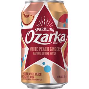 Ozarka White Peach Ginger Sparkling Water