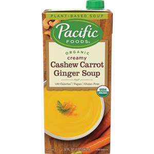 Pacific Foods Organic Cashew Carrot Ginger Soup