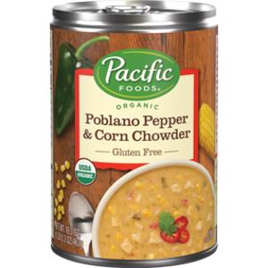 Pacific Foods Organic Poblano Pepper & Corn Chowder