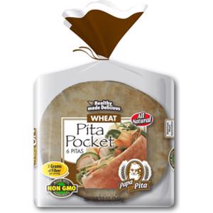 Papa Pita Wheat Pita Pocket
