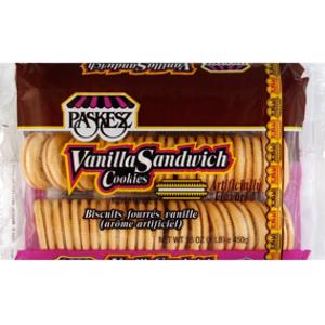 Paskesz Vanilla Sandwich Cookies