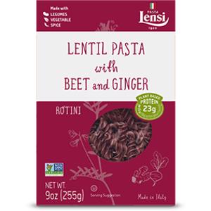 Pasta Lensi Lentil Pasta w/ Beet & Ginger