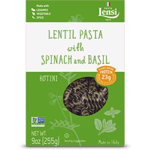 Pasta Lensi Lentil Pasta w/ Spinach & Basil