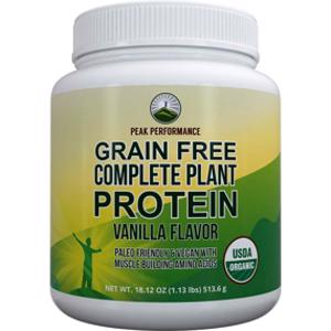 Peak Performance Vanilla Grain Free Plant Protein
