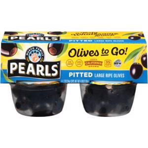 Pearls Black Pitted Olives To Go