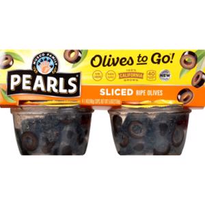 Pearls Black Sliced Ripe Olives To Go