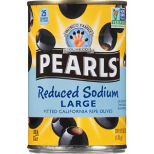 Pearls Reduced Sodium California Ripe Olives