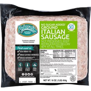 Pederson’s Farms No Sugar Added Ground Italian Sausage