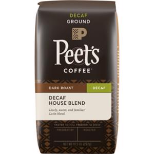 Peet's Decaf House Blend Ground Coffee