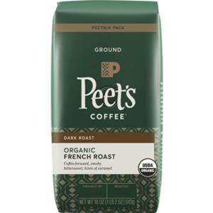 Peet's Organic French Roast Ground Coffee