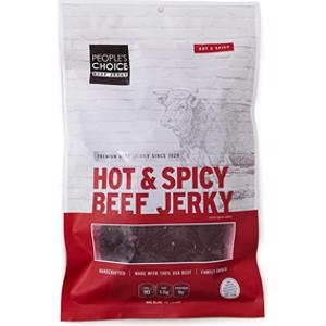 People's Choice Hot & Spicy Beef Jerky