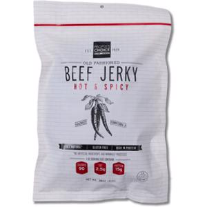 People's Choice Old Fashioned Hot & Spicy Beef Jerky