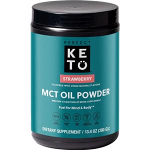 Perfect Keto Strawberry MCT Oil Power