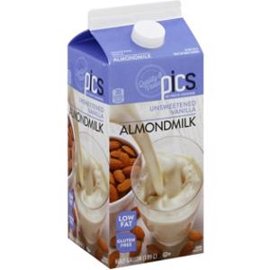 PICS Unsweetened Vanilla Almond Milk