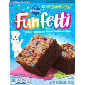 Pillsbury Funfetti Fudge Brownie Mix