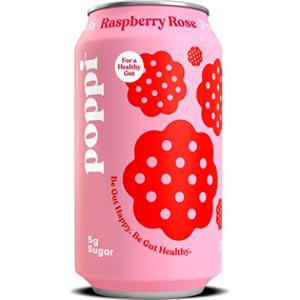 Poppi Raspberry Rose Prebiotic Soda