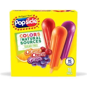 Popsicle Sugar Free Orange, Cherry & Grape Ice Pops