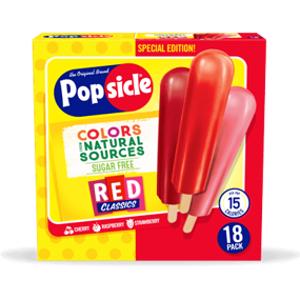 Popsicle Sugar Free Red Classics Ice Pops