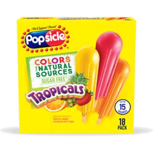 Popsicle Sugar Free Tropicals Ice Pops