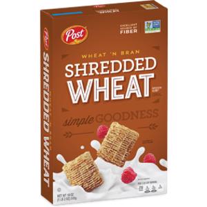 Shredded Wheat Wheat & Bran Cereal