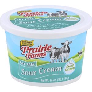 Prairie Farms Fat Free Sour Cream