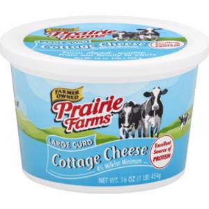 Prairie Farms Large Curd Cottage Cheese