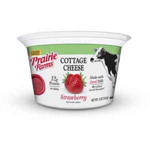 Prairie Farms Strawberry Cottage Cheese