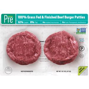 Pre 92% Lean Grass-Fed Burger Patty