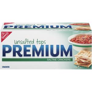 Premium Unsalted Saltine Crackers