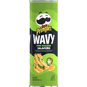 Pringles Wavy Fire Roasted Jalapeno