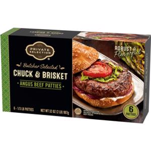 Private Selection Chuck & Brisket Angus Beef Patties