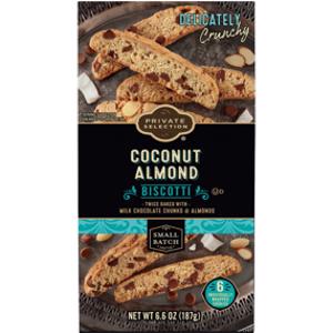 Private Selection Coconut Almond Biscotti Cookies