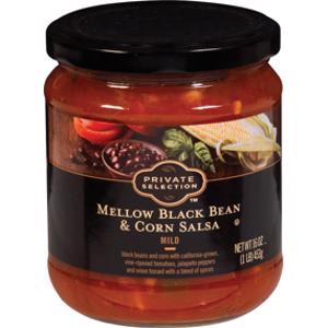 Private Selection Mellow Black Bean & Corn Mild Salsa