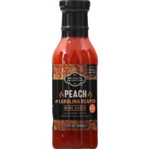 Private Selection Peach Carolina Reaper Hot Wing Sauce