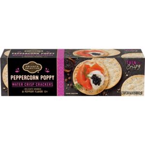 Private Selection Peppercorn Poppy Water Crisp Crackers