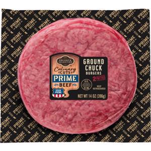 Private Selection Prime Beef Ground Chuck Burgers